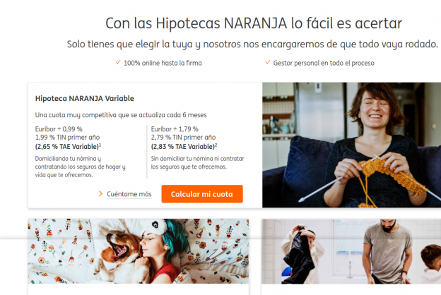 Hipotecas NARANJA ING