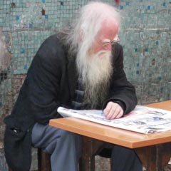 Denunciante en la sala de espera