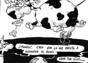 Esto es crear trabajo.               Viñeta: J.G.Villanueva