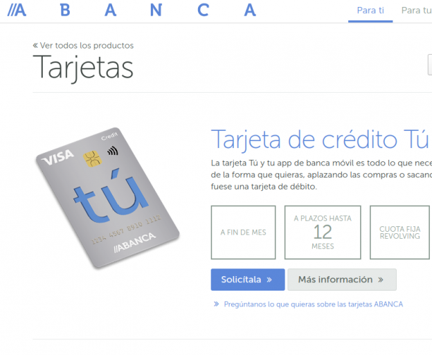 Tarjetas ABANCA